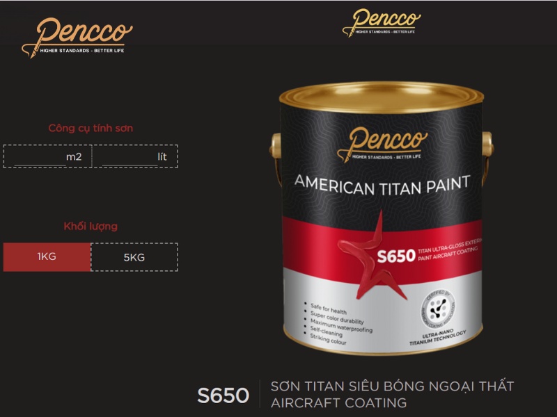 tool công thức tính khối lượng sơn