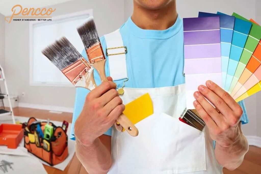Màu sắc sơn nội thất đa dạng hơn ngoại thất
