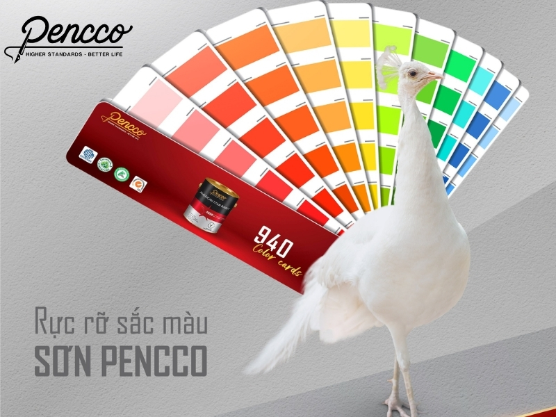 bảng màu pencco
