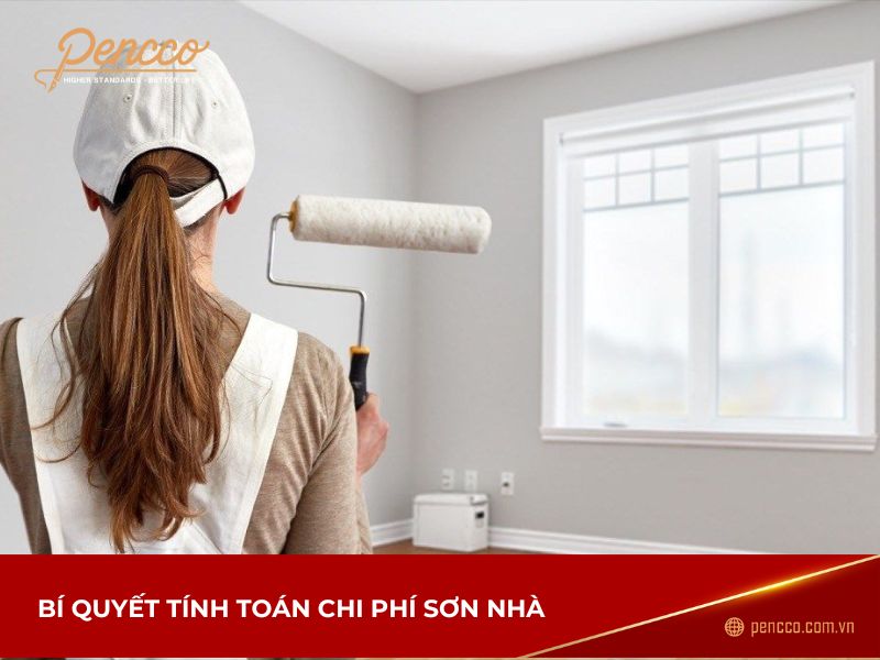 cách tính tiền sơn nội thất và ngoại thất