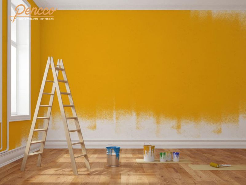 Hoàn thiện quy trình tự sơn tường