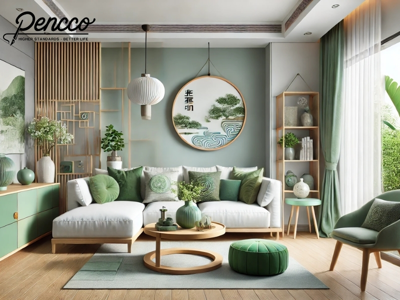 mẫu màu sơn nhà đẹp mệnh mộc