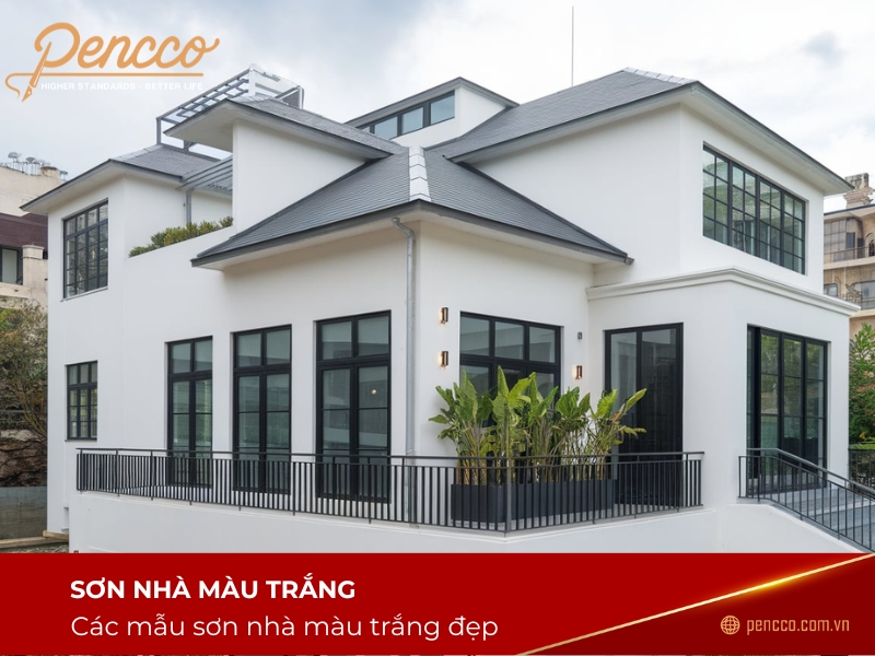 Sơn nhà màu trắng