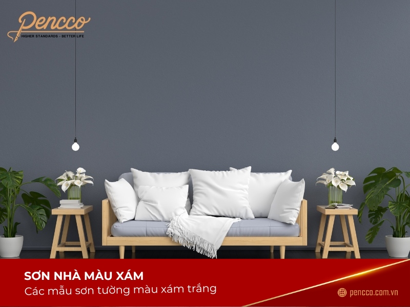 sơn nhà màu xám