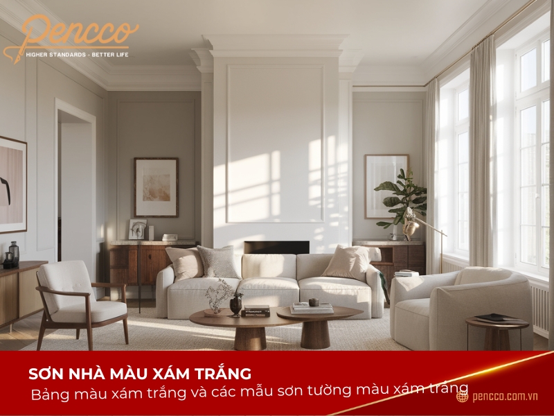 sơn màu xám trắng