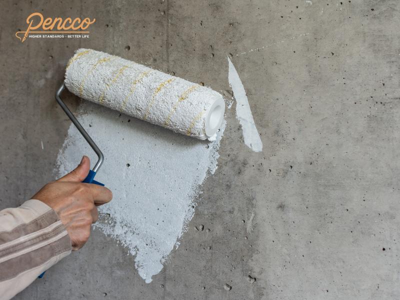 Sơn tường không bả cần dùng nhiều lớp sơn lót và phủ