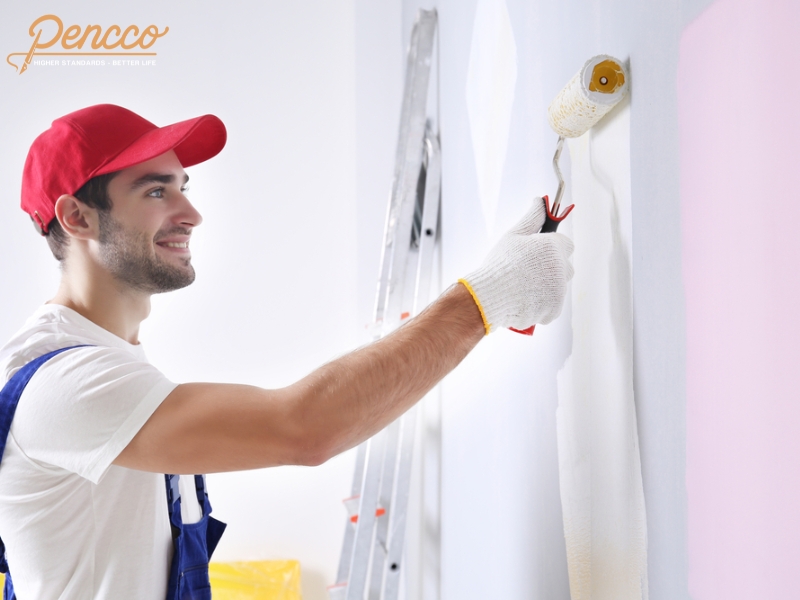 Độ phủ đề cập tới diện tích mà lớp sơn phủ bề mặt tường