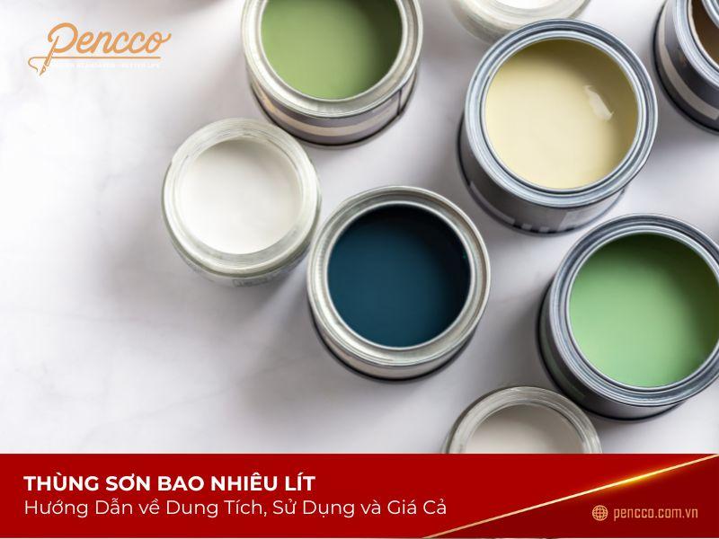 dung tích thùng sơn bao nhiêu lít