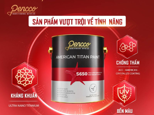 Ba công nghệ độc quyền của Pencco nâng cao chất lượng sơn gốc nước.