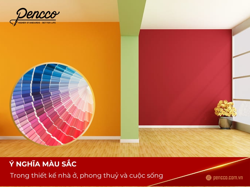 ý nghĩa màu sắc trong thiết kế nội thất