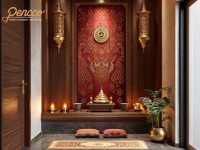 Màu sơn phòng thờ cho người mệnh Hỏa