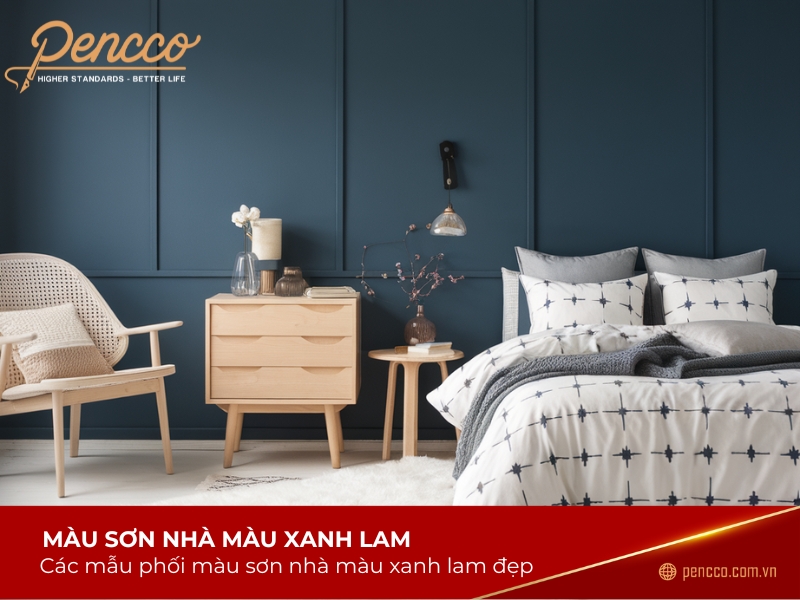 Màu sơn nhà xanh lam